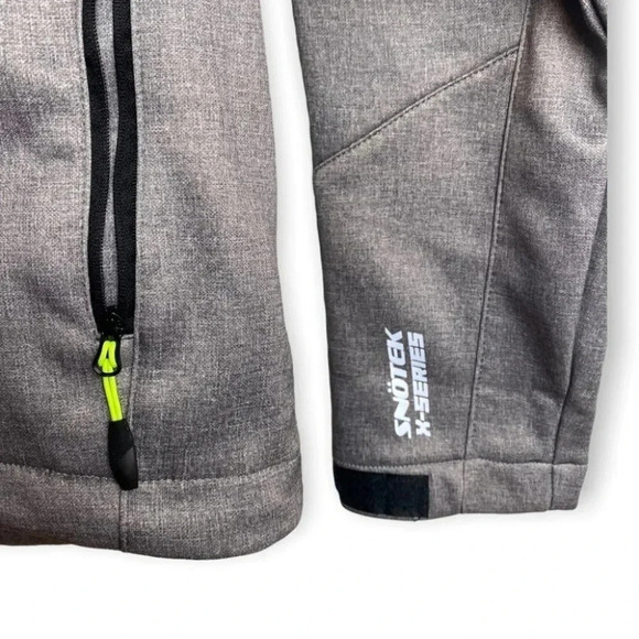 Snotek X-Series Purple Grey Zip Up Fleece Lined Winter Jacket - Picture 6 of 10